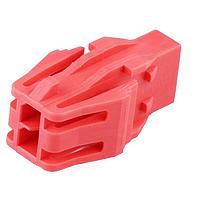 Molex 215922-0220 Plug Housing Micro-Fit+ Versa Color Plug Housing Dual Row 2 Ckts Panel Mount Ears GloWire Red