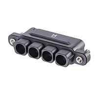 Harwin KA1-2010498F2 Wire Housings 4P FML SIL CBL HSNG W/ Rvrs Fix, Pnl Mnt