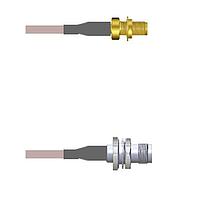 Amphenol Custom Cable Q-2W04E0005120i RF Cable Assemblies SMA-SJB/TNC-SJB G316 120I