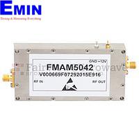 Fairview FMAM5042 42 dB Gain High Power High Gain Amplifier at 18 Watt Psat Operating From 860 MHz to 960 MHz with 55 dBm IP3 and SMA
