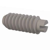 Essentra Components 010440S025 Set Screw Set Screw, Slotted Head, #4-40 Thread, 1/4 Lg