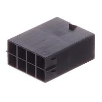 Molex 105411-0108 Plug Housing Mega-fit Freehang Plg Hsg DR 8ckt Blk