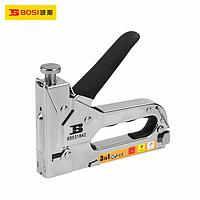 BOSI BS531842 3 in 1 Manual Nail Stapler Gun ((4-14mm))