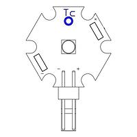 BIVAR L22-TEW48V Low Power LEDs LED Starboard, Warm White 3000K, Cree XT-E, 100lm / 66mA max, with Thermal Management