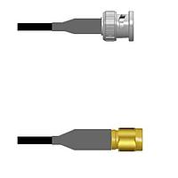 Amphenol Custom Cable Q-0L0690008072i RF Cable Assemblies BNC-SP/SMA-SP RG58 72I