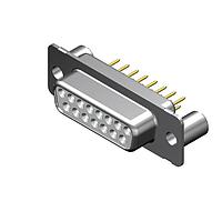 Molex / FCT 173109-1457 D-Sub Connectors - Standard Density FCT DSUB STR PC RCPT 25 PN W/CLINCH