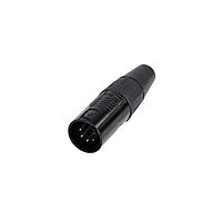 REAN RC5M-BAG Cable Connectors 5P MALE XLR CBL CONN BLACK/SILVER - BAG