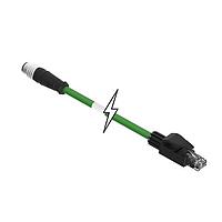 Molex 1201088123 Sensor Cables / Actuator Cables M12-4P(D)-MM-ST/RJ45-M-23M-PUR