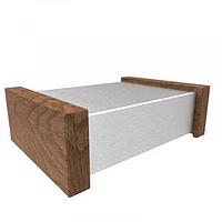 Hammond Manufacturing 1444-12CWW Chassis AlumChassis+WoodSide 6.93 x 4.93 x 1.93"