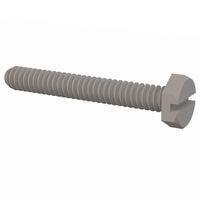 Essentra Components 010632X100 Hex Slotted Hex Slotted Screw, #6-32 Thread, 1 in Lg