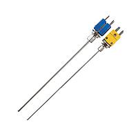 OMEGA SCXSS-062G-6-DUAL Dual Element Thermocouple Probes with Miniature Connectors (Thermocouple, E, 510 °C)
