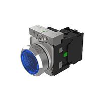 EAO 45-1231.21J6.000.101 Industrial Switches Blu LED 24VAC/DC 1NO On-Off Scrw Trm Mtl