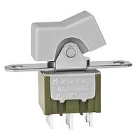 NKK Switches M2022TNW01-DH Rocker Switches ON-ON FRAME MNT .365 WIDE GRAY SOLDER LU