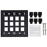 Belden AX104166 Fiber Optic Connectors KCONN FACEPLATE 12-P DG BLACK