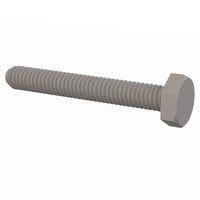 Essentra Components 010640H100 Cap Screw Hex Unslotted Bolt, #6-40 Thread, 1 Lg