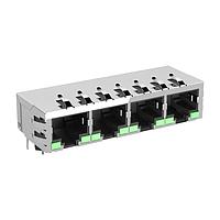 ERNI - TE Connectivity 203302-E Modular Connectors / Ethernet Connectors MJIM IM 1X4 S 810 GF5 T R THRU * L3A M5B