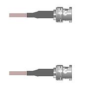 Amphenol Custom Cable Q-0K00K000R048i RF Cable Assemblies BNC-SP/BNC-SP G316D 48I