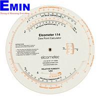 ELCOMETER 114 Dewpoint Calculator (-10°C~50°C; ±1%)