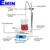 DaiHan DH.WHP01500 Hi-Temp. Digital Hotplates (500℃; 230V)