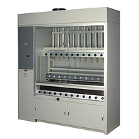 Labconco 2117613 Combination Hooded Kjeldahl Apparatus (Six-Place, 230V)