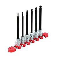 KTC TBT3L06BPH Long Ball Point Hex. Wrench Set (6 tools, 3/8 inch, ball point)