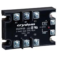Sensata Technologies - Crydom A53TP25D-10 Indicator PM IP00 3P-SSR 530 VAC/25A,90-280V,RN