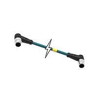 Molex 1201080696 Sensor Cables / Actuator Cables MIC 4P M/MP 90/90 D-CODED 27M TPE