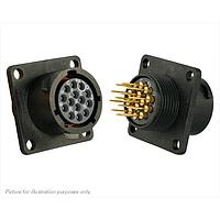 Eaton Souriau-Sunbank UTS012D14S Receptacles 14P SQ FLANGE SOCKET RECEPTACLE SIZE 12D