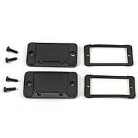 Hammond Manufacturing 1457CWPF Extruded End Panel & EMI/RFI Gskt Kit-w/Flng 2Pk