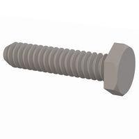 Essentra Components 010440H050 Machine Screw Hex Unslotted Bolt, #4-40 Thread, 1/2 Lg