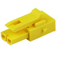 Molex 215759-1043 Receptacle Housing Micro-Fit+ Versa Color Rec Housing Single Row 3 Ckts GloWire Ylw