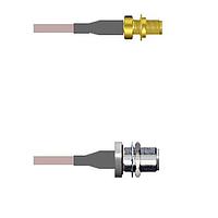 Amphenol Custom Cable Q-2W01T0005024i RF Cable Assemblies SMA-SJB/N-SJB G316 24I