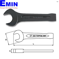 TOPTUL AAEY6565 Slogging Open End Wrench (65mm)