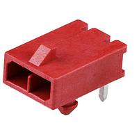 Molex 215760-1024 PCB Receptacle Versa Color RA Header Thru Hole Single Row 4 Ckts Matte (Sn) GloWire Red