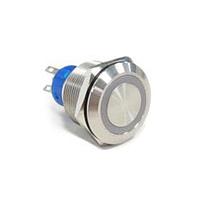 Alcoswitch - TE Connectivity 1-2213772-3 Pushbutton Switches AV22 SPM 3A MOVE RING LED GREEN 12V