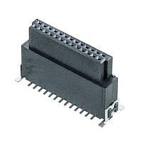 Harwin M55-6022642R Connectors 26P 1.27 SMC Female Vertical SMT Type