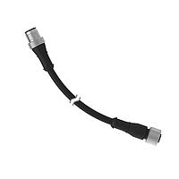 Banner Engineering MQDEC-406SS-PUR18 Sensor Cables / Actuator Cables Cordset: Double Ended M12; 4-pin Straight Female; 4-pin Straight Male; 2 m (6.56 ft) 4x18 Black PUR Jacket; Nickel-Plated Brass Coupling Nuts