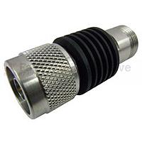 Fairview  SA3N-04  4 dB Fixed Attenuator N Male To N Female Up To 3 GHz Rated To 2 Watts With Brass Tri-Metal Body