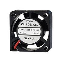 Same Sky (formerly CUI Devices) CFM-2510B-1100-218-20 DC Fans dc axial fan, 25 mm square, 10 mm, 10.8~