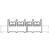 Molex 38922-0003 Barrier Terminal Strip without Mounting Ends 8.26MM BARR STRP W/O MOUNT ST 3C