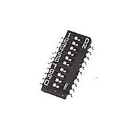 Nidec Components CHS-04B1 DIP Switches smd slide 4 pos., gull wing, non-washable without seal tape