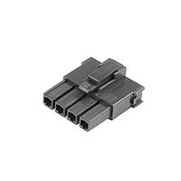Molex 200456-1214 Receptacle Housing Mega-fit Recep Hsg SR TopL 4ckt Blk