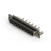 EDAC 628-13W6624-7TB Mixed Contact D-Sub Connectors Vertical Combo Dsub