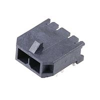Molex 218989-0210 Headers Micro-Fit+ RA Header SMT 3mm Pitch Single Row 2 Ckts Matte (Sn) Plating Glow-Wire  Press Clip Blk