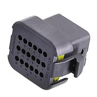 Amphenol SINE Systems ATV06-18SB-RR01 18-Way 18 POS PLUG SZ 16 Key B DBL RED SEAL