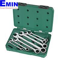 SATA 09054 7PC METRIC DOUBLE RATCHETING WRENCH SET