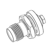Amphenol RF 031-6395 Connectors TNC Strt Clamp Jack 50 Ohm