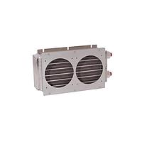 Aavid ES0510G23-D9 Liquid-to-Air Oil Cooler, Aluminum, Flat Tube, 1.3kg Dry Weight, with 115VAC Kona Fan Kit