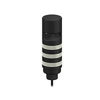 Banner Engineering TL50BLB2R2Y2AOSI Tower Lights Beacon Tower Light: 3-Color Sealed Omnidirectional; Continuous Audible Indicator w/Intensity Adjust; Voltage: 12-30 V dc or 24 V ac; Environmental Rating: IP67; Input: Bimodal; Colors: Blue flash Red flash Yellow flash; 2 m (6.5 ft) Integral Cable