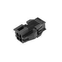 Molex 201444-1204 Plug Housing NANO-FIT PLUG HSG DR 4CKT PANEL BLK